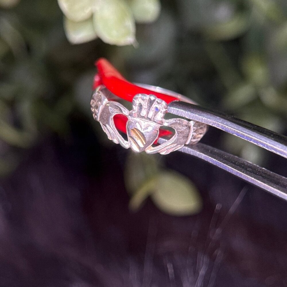 Sterling Claddagh Ring - image 2
